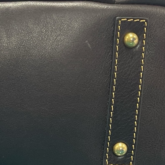 Dooney & Bourke Florentine Leather Medium Mail Satchel Brown T'Moro 0091 - Picture 8 of 9